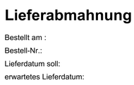 Musterabdruck