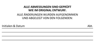 Musterabdruck