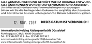 Musterabdruck