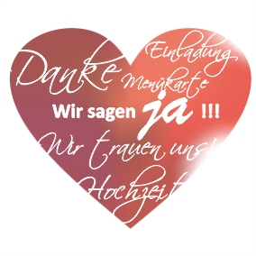 Motivstempel Hochzeit