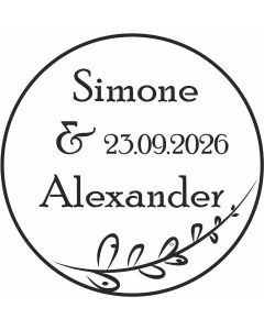 Motivstempel Hochzeit 34