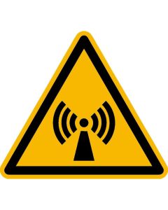 Warnzeichen "Warnung vor elektromagnetischen Feldern"