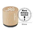 Woodies Rubber Stamp - More Details Needed