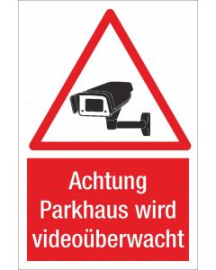 Parkhaus wird videoüberwacht
