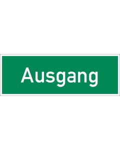 Rettungszeichen Ausgang