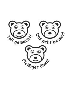 Belobigungsstempel Lehrer SET