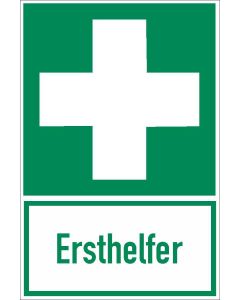 Rettungszeichen Ersthelfer 300 x 200 mm