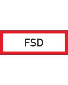 Brandschutzbeschilderung Feuerschlüsseldepot/FSD nach StVO DIN 4066