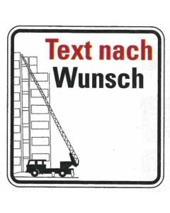 Feuerwehr Text nach Wunsch nach §12