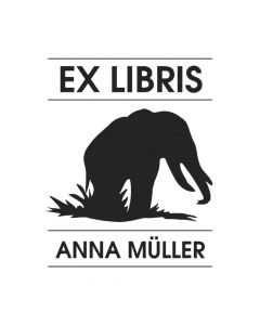 Ex-Libris-Stempel EL-Tier1