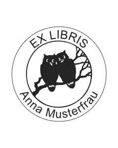 Ex-Libris-Stempel EL-Eule3