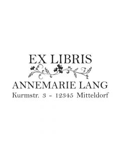 Ex-Libris-Stempel EL-flo5