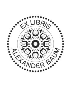 Ex-Libris-Stempel EL-rund36-2