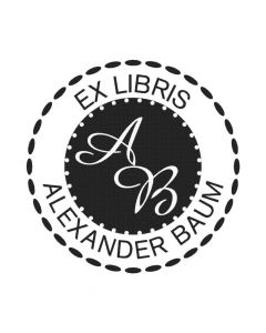 Ex-Libris-Stempel EL-rund40-1