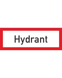 Brandschutzbeschilderung "Hydrant" nach StVO DIN 4066