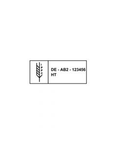 IPPC Stempel 120x50mm