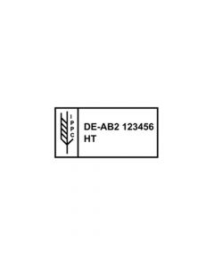 IPPC Stempel 70x35mm