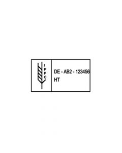 IPPC Stempel 90x50mm