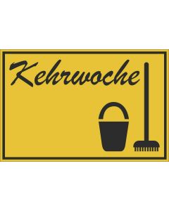 Gebäudebeschilderung Kehrwoche