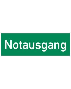 Rettungszeichen Notausgang