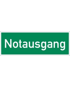 Rettungszeichen Notausgang