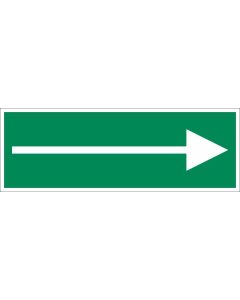 Rettungszeichen Richtungspfeil
