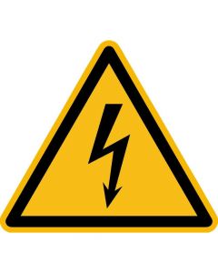 Warnzeichen "Warnung vor gefährlicher elektrischer Spannung"