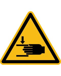 Warnzeichen "Warnung vor Handverletzungen"