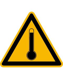 Warnzeichen "Warnung vor hoher Temperatur"