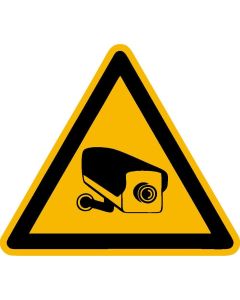 Warnzeichen "Warnung vor Videoüberwachung"