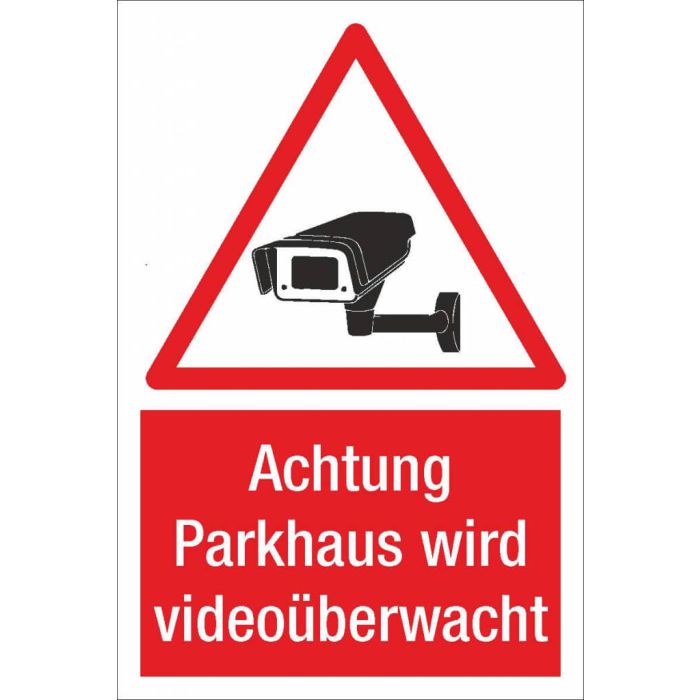 Parkhaus wird videoüberwacht