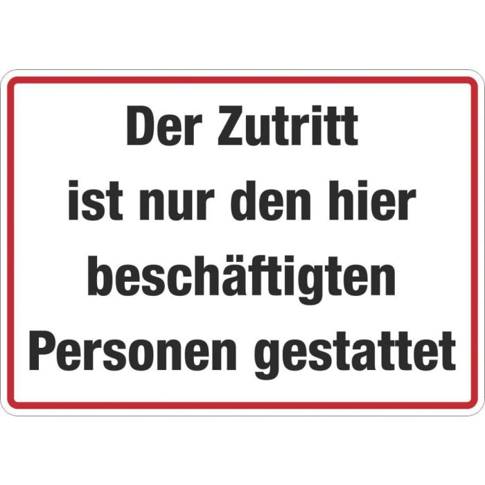 Zutrittsverbote 
