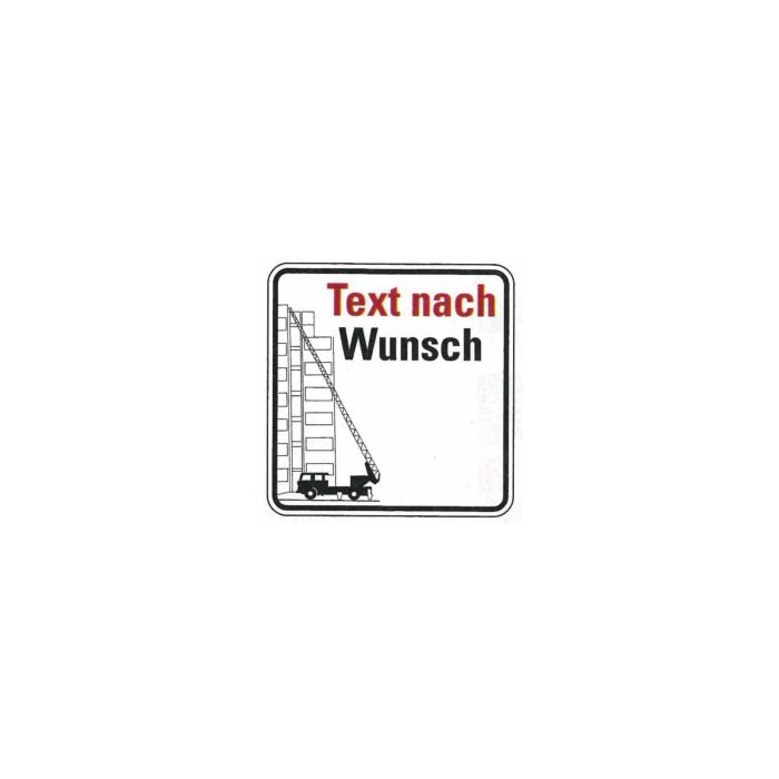 Feuerwehr Text nach Wunsch nach §12