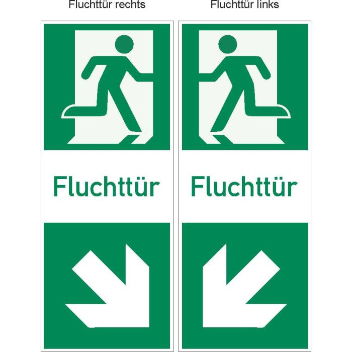 Rettungszeichen Fluchttür