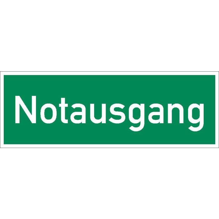 Rettungszeichen Notausgang