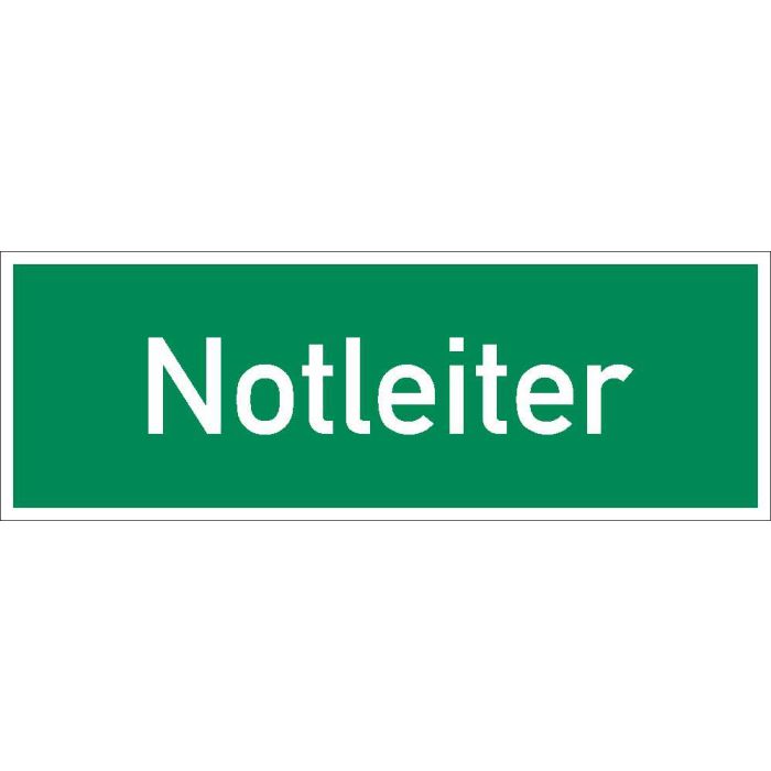Rettungszeichen Notleiter