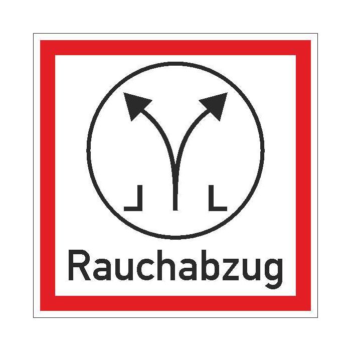 Brandschutzbeschilderung Rauchabzug Hinweisschild