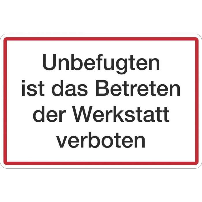 Zutrittsverbote 