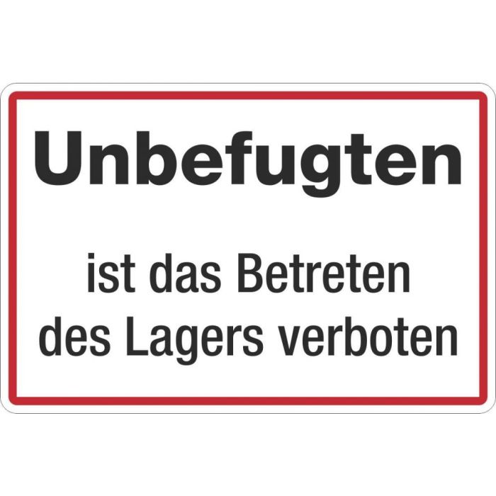 Zutrittsverbote 