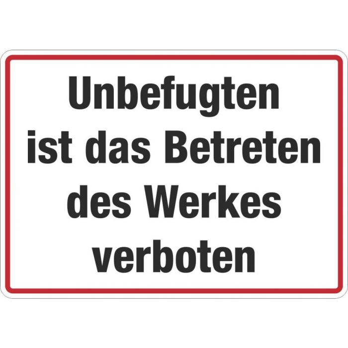 Zutrittsverbote 
