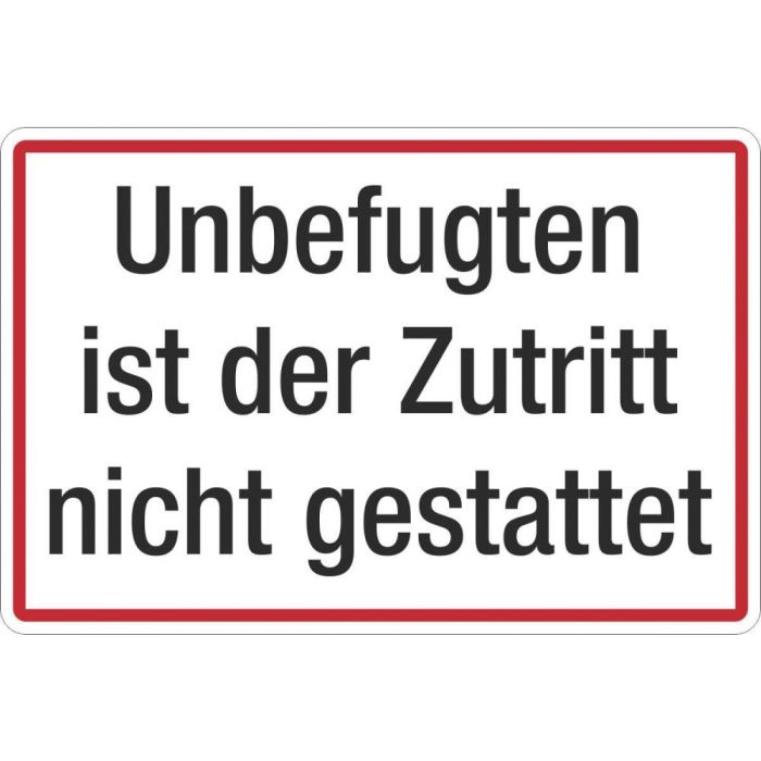 Zutrittsverbote 