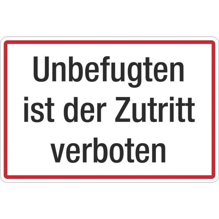 Zutrittsverbote 