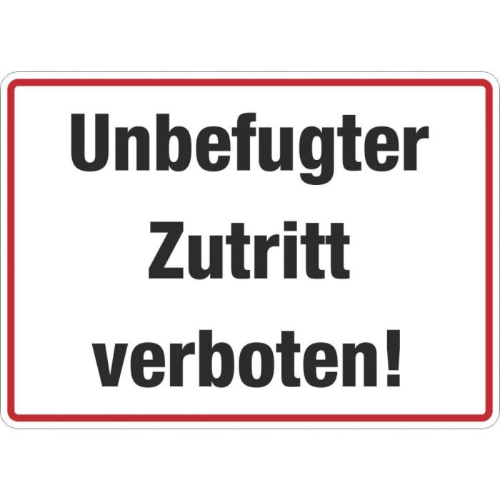Zutrittsverbote 