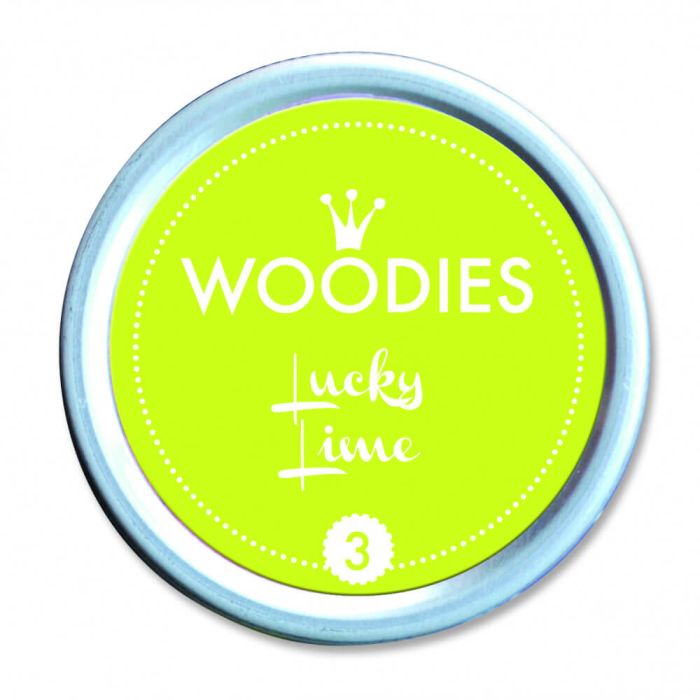Woodies Stamp Pad - Lucky Lime