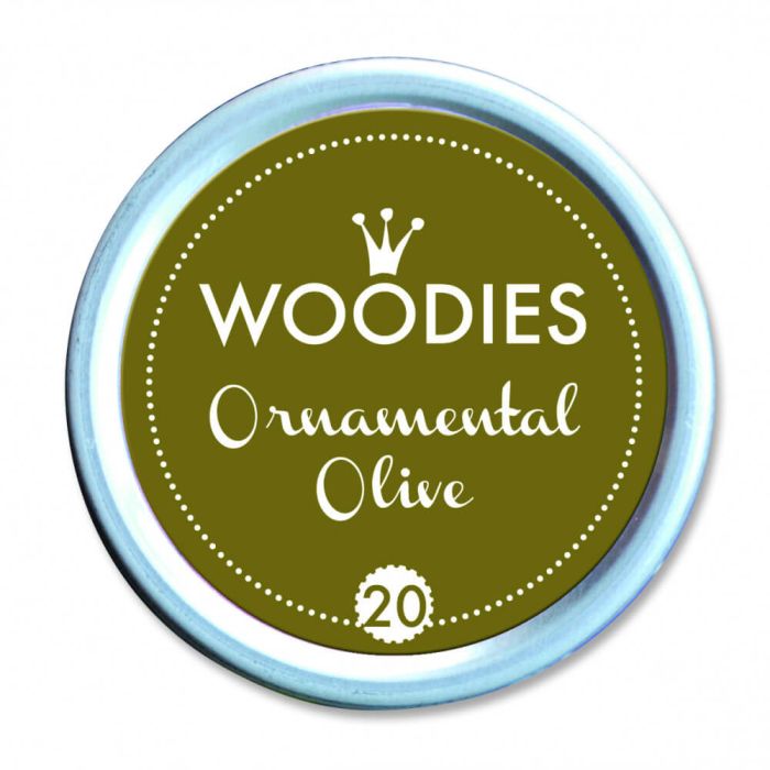 Woodies Stamp Pad - Ornamental Olive