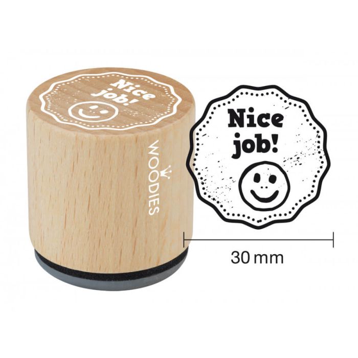 Woodies Rubber Stamp - Nice Job!