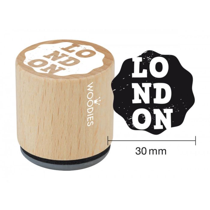 Woodies Rubber Stamp - LONDON